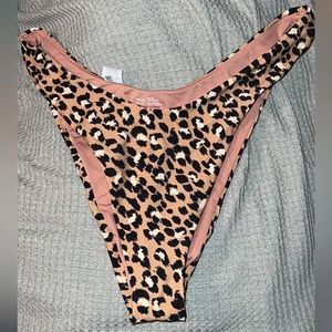 Womens bikini bottom high thigh